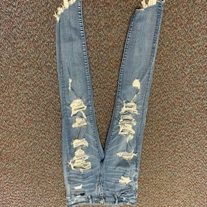American Eagle Holey Jeans-Skinny